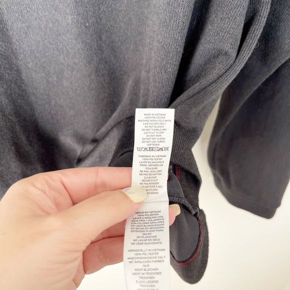 Rhone Peloton Commuter 1/4 Zip Mens Size XL Sweater Pullover Black Gray - Picture 6 of 10